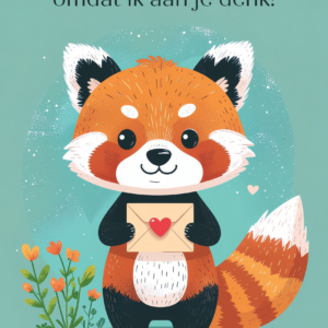 Set van 10 wenskaarten "Zomaar ... omdat ik aan je denk!"