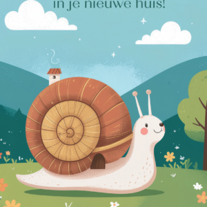 Set van 10 wenskaarten "Veel geluk in je nieuwe huis!"